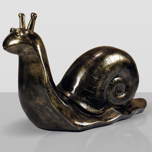 Figura Décorative Grand Escargot - Patine