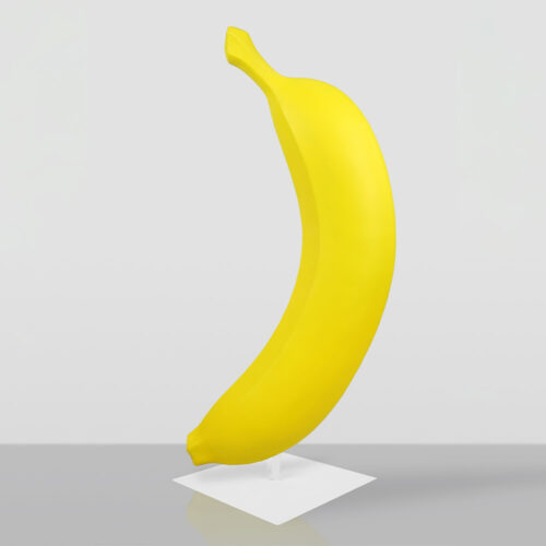 Figurine 3D - Grande Banane sur Socle