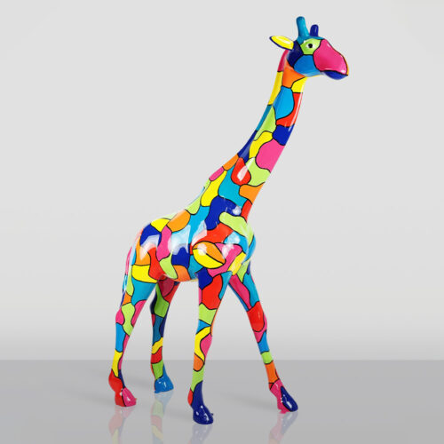Grande Girafe 230cm – Version Colorée