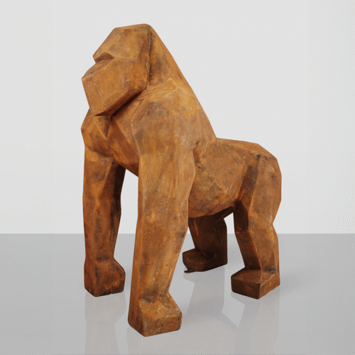 Gorille Carré – Effet Rouille