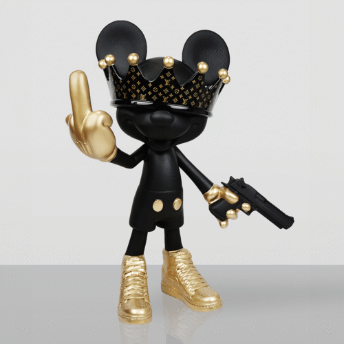 Figurine Décorative – Souris Bad Boy